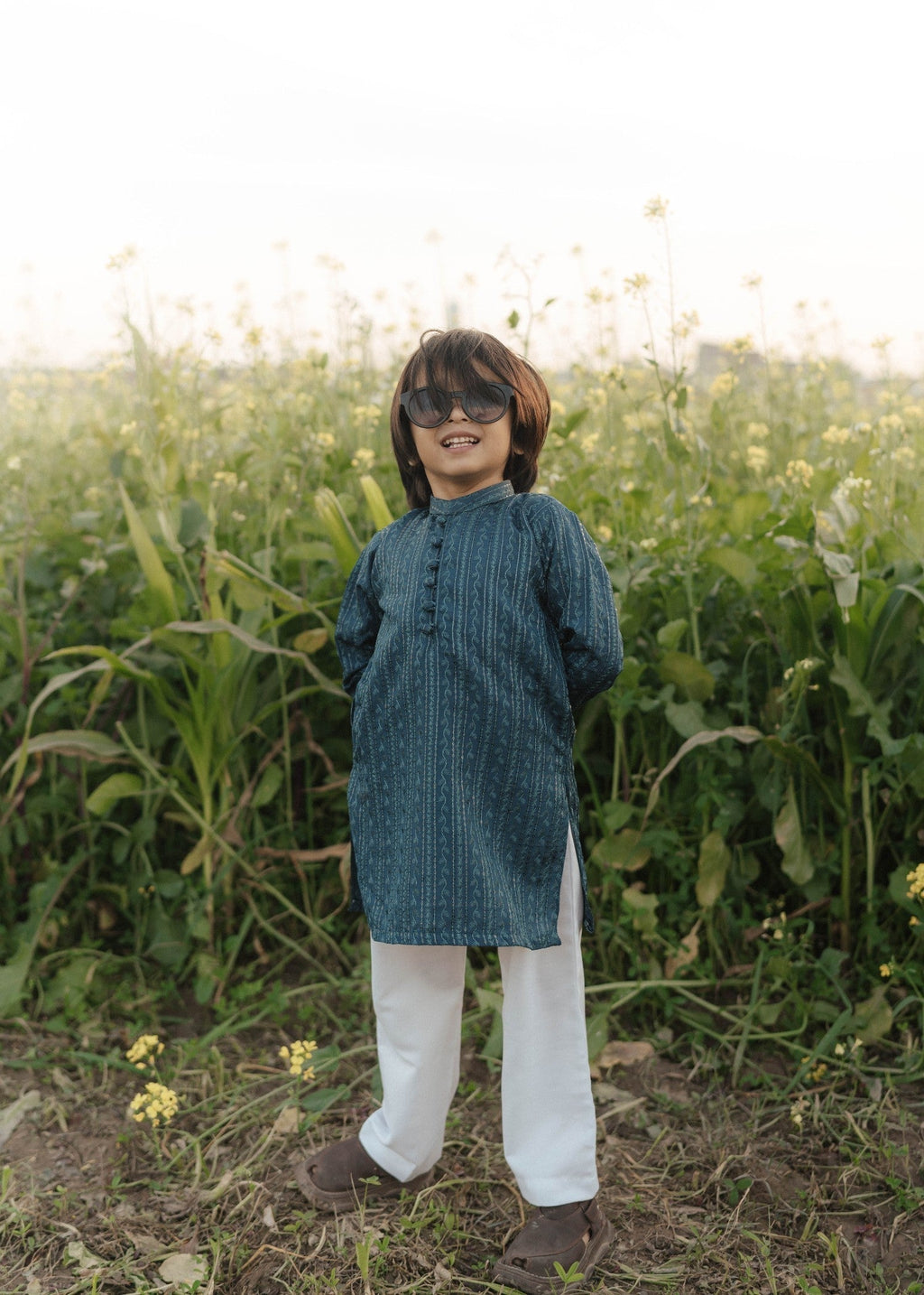Teal Kurta KT 121