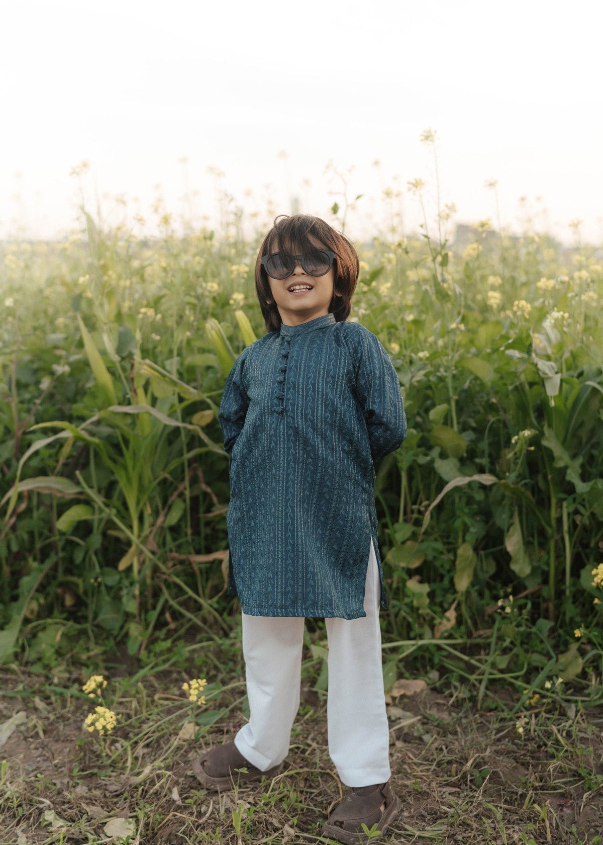 Teal Kurta KT 121