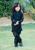 Black Waistcoat Suit AHW 018