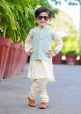 powder blue Only waistcoat EW20
