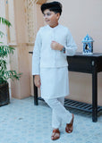 White Waistcoat Suit AHW 010