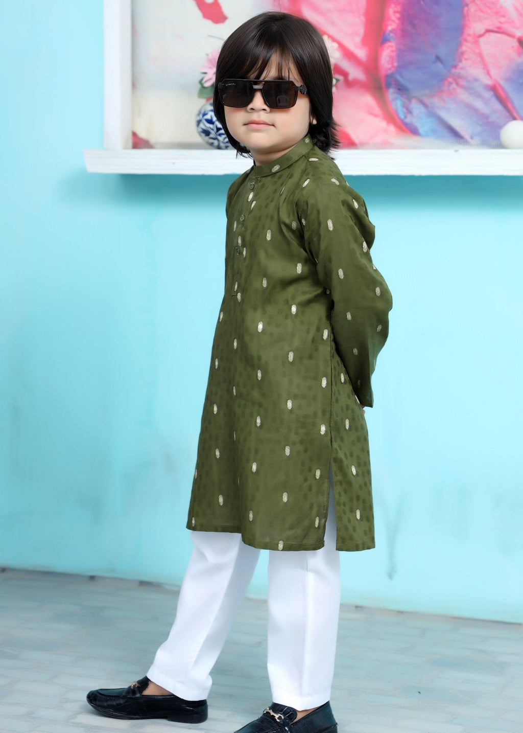 Apple Green kurta trouser KT 94