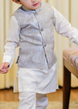Grey Waistcoat Suit EW31
