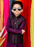Purple Waistcoat Suit EW 41