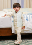 powder blue waistcoat suit EW20