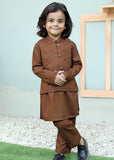 Tawny Brown Waistcoat Suit AHW 015