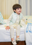 powder blue waistcoat suit EW20