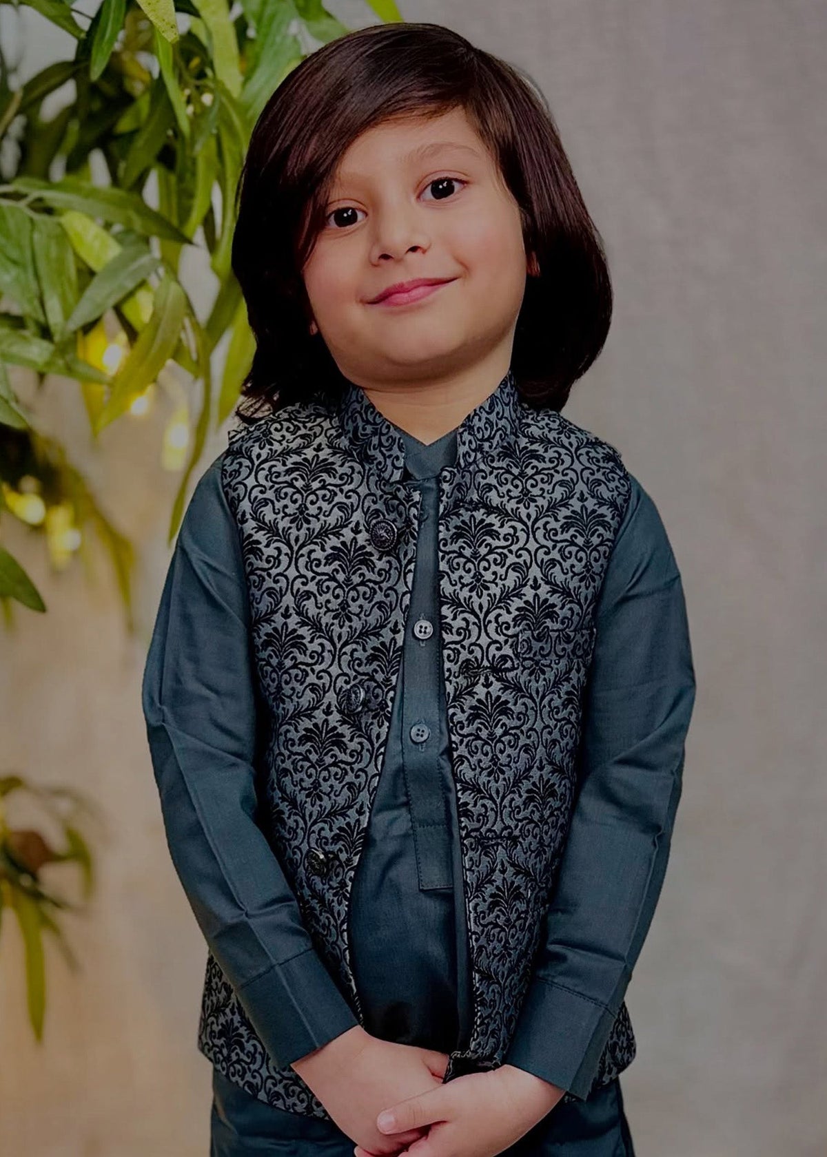 Grey Waistcoat Suit - WKS 018 Main image