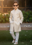 Cream White Sherwani S34