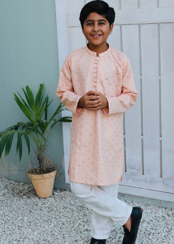 Pale Pink Kurta KT 126