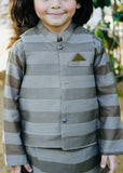 Smoke Grey Waistcoat Suit AHW 020