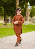 Bronze Kurta Trouser-AH 048