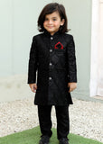 Caviar Black Sherwani S27