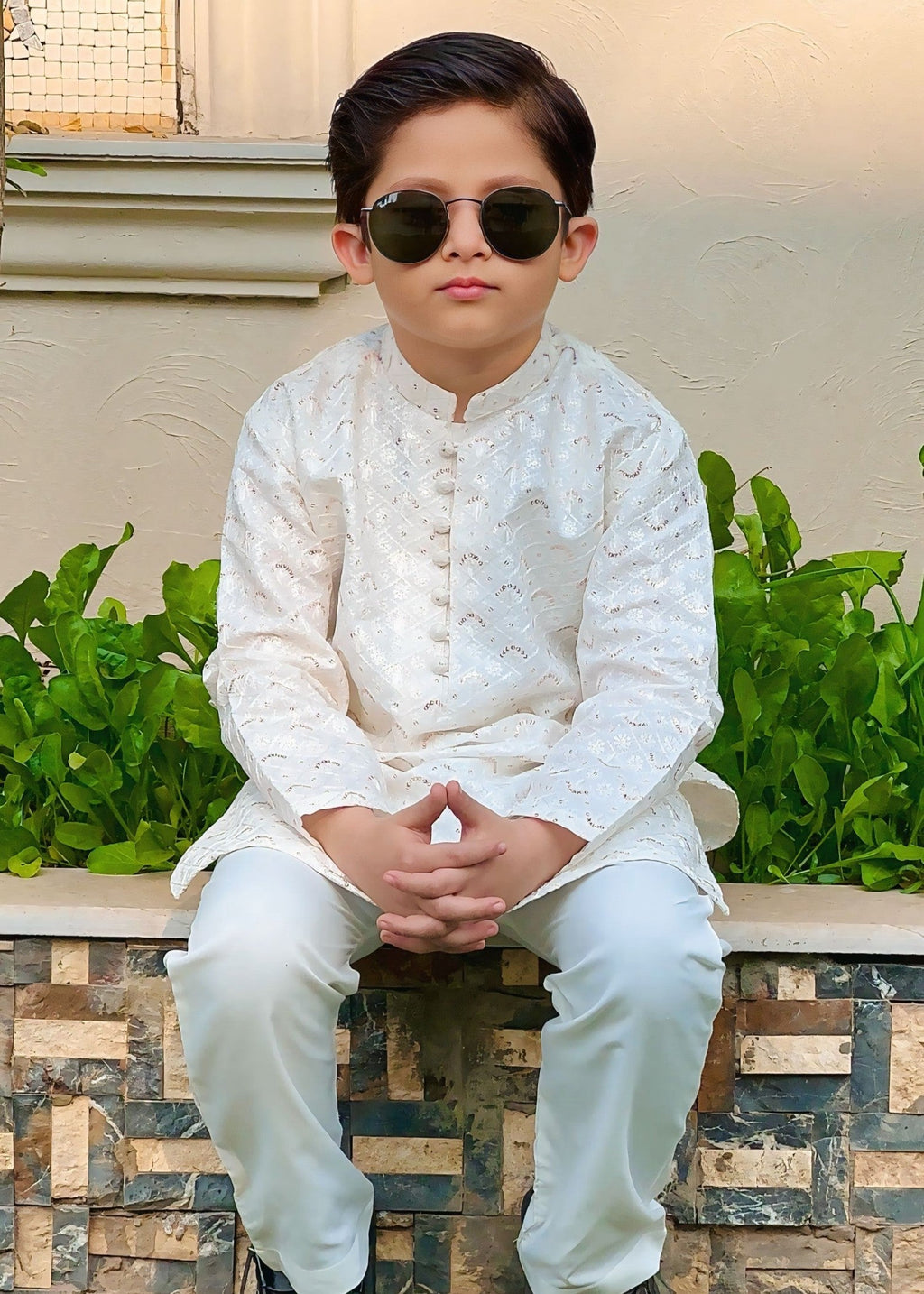 White Kurta KT 115
