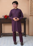 Grape Purple chicken Kurta Trouser - CK 004