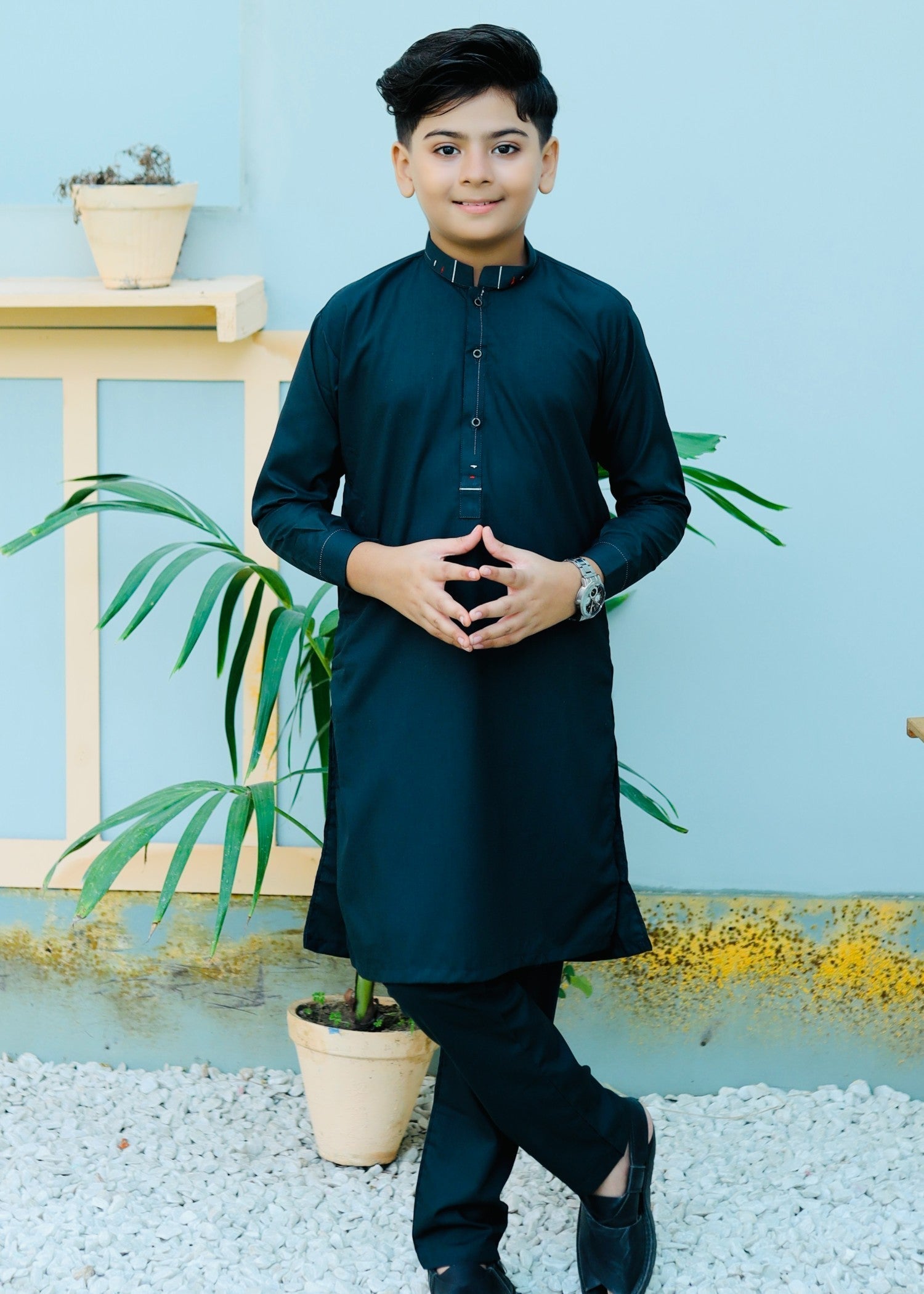 Pine Green Kurta Trouser KT 110 Secondary image