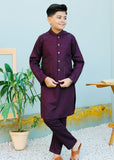 Plum Purple Waistcoat Suit AHW 007