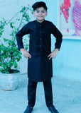 Black Waistcoat Suit AHW 011