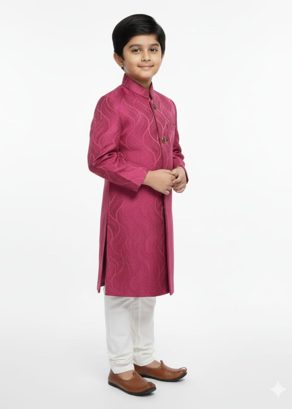 Cheery Red Sherwani S32 Main image