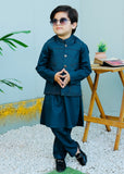 Teal Waistcoat Suit AHW 012