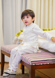 Off White Waistcoat Suit EW36