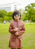 Marmalade Orange Waistcoat Suit-AHW-005