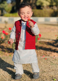 Red Sequence Only Waistcoat EW38