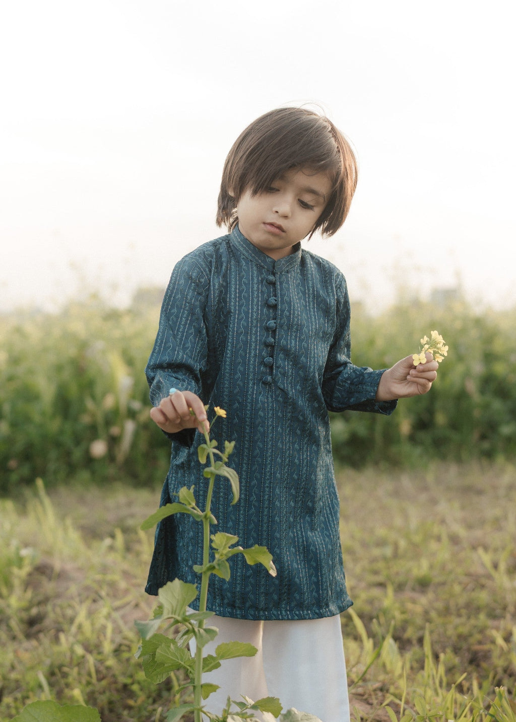 Teal Kurta KT 121