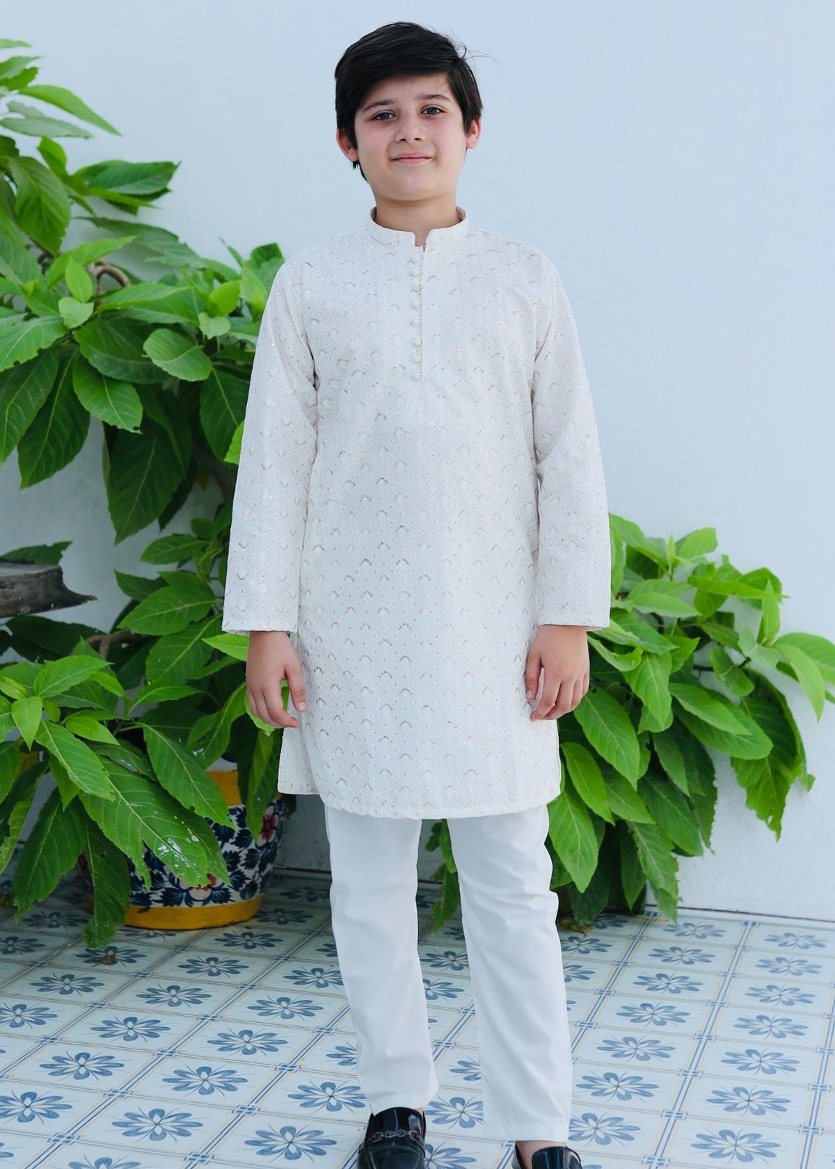 White Kurta KT 115