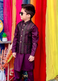 Purple Waistcoat Suit EW 41
