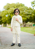 Cream waistcoat suit EW 53