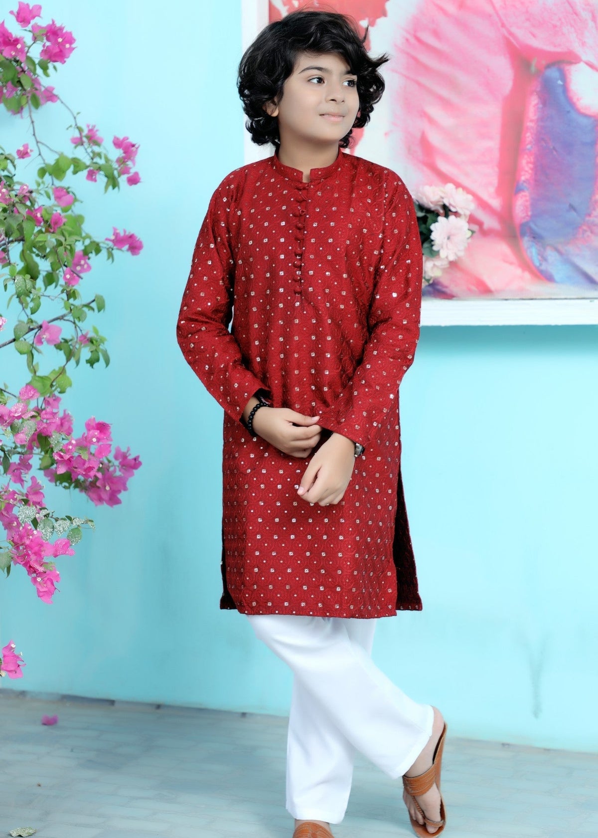 Brick Red kurta KT 97 Main image