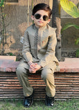 Pistachio Green Waistcoat Suit-AHW-004