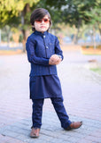 Blue Embroidered Only Waistcoat EW33