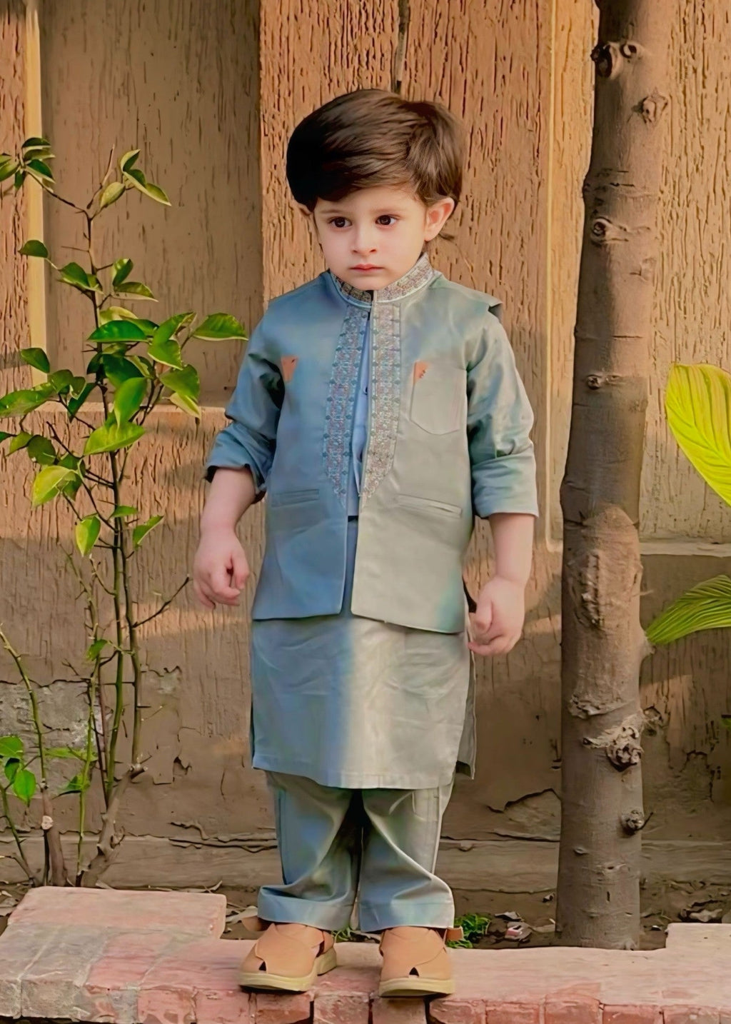 EverGrey Waistcoat Suit-AHW-002