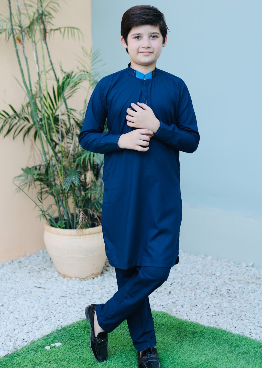 Sapphire Blue Kurta Trouser KT 127