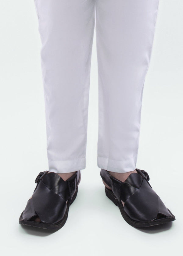 White cotton Pajama - 010