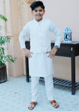 White Waistcoat Suit AHW 010