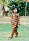 Earth Brown Waistcoat Suit AHW 021