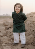 Bottle Green Kurta KT 123