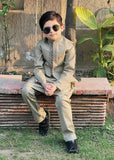 Pistachio Green Waistcoat Suit-AHW-004