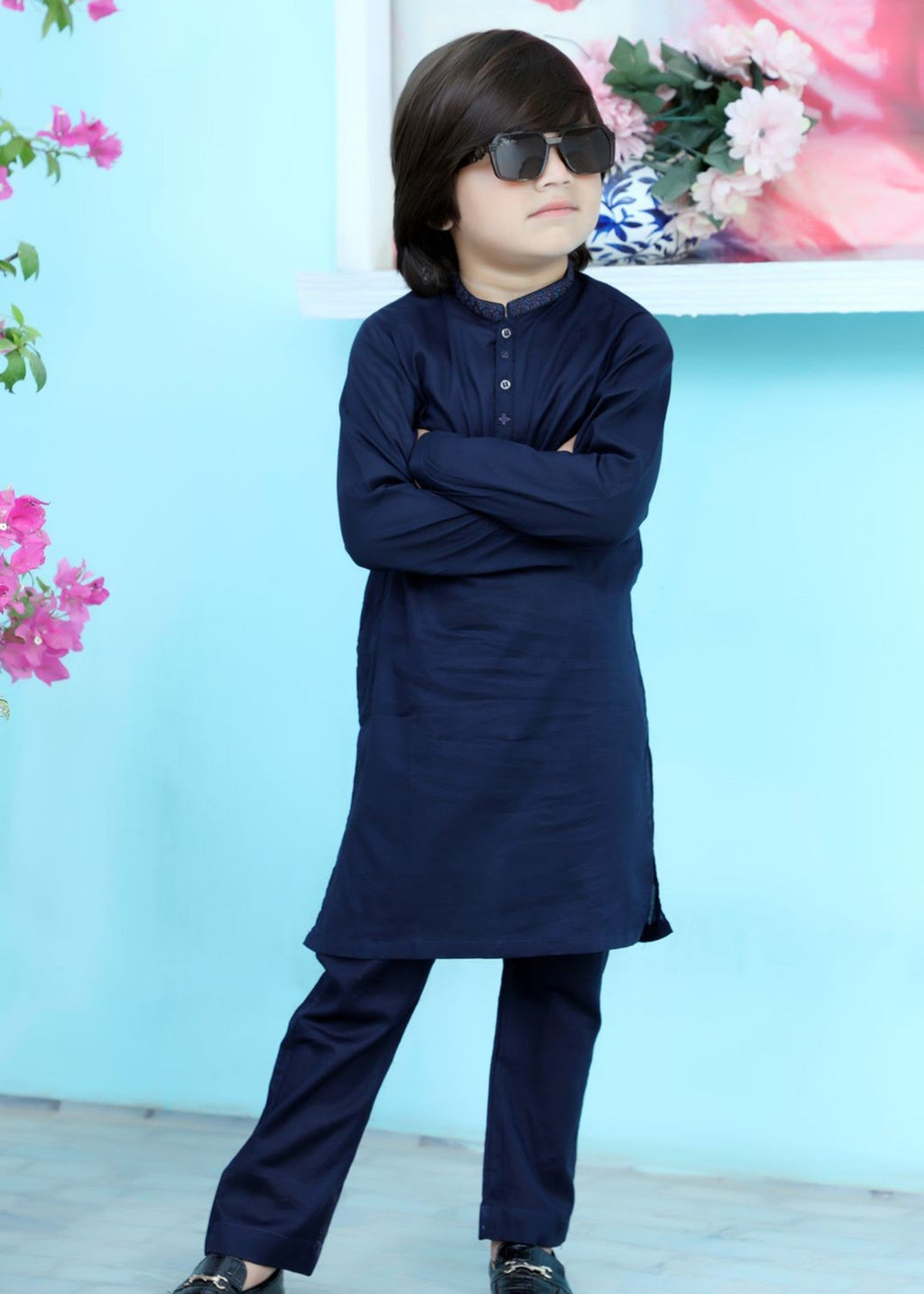 Dark Blue Kurta Trouser KT 103