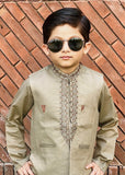 Pistachio Green Waistcoat Suit-AHW-004
