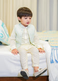 powder blue waistcoat suit EW20