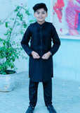 Black Waistcoat Suit AHW 011