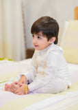 Off White Waistcoat Suit EW36
