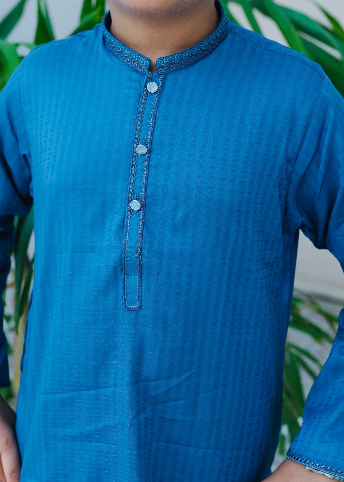 Baby Blue Kurta Trouser AH 046