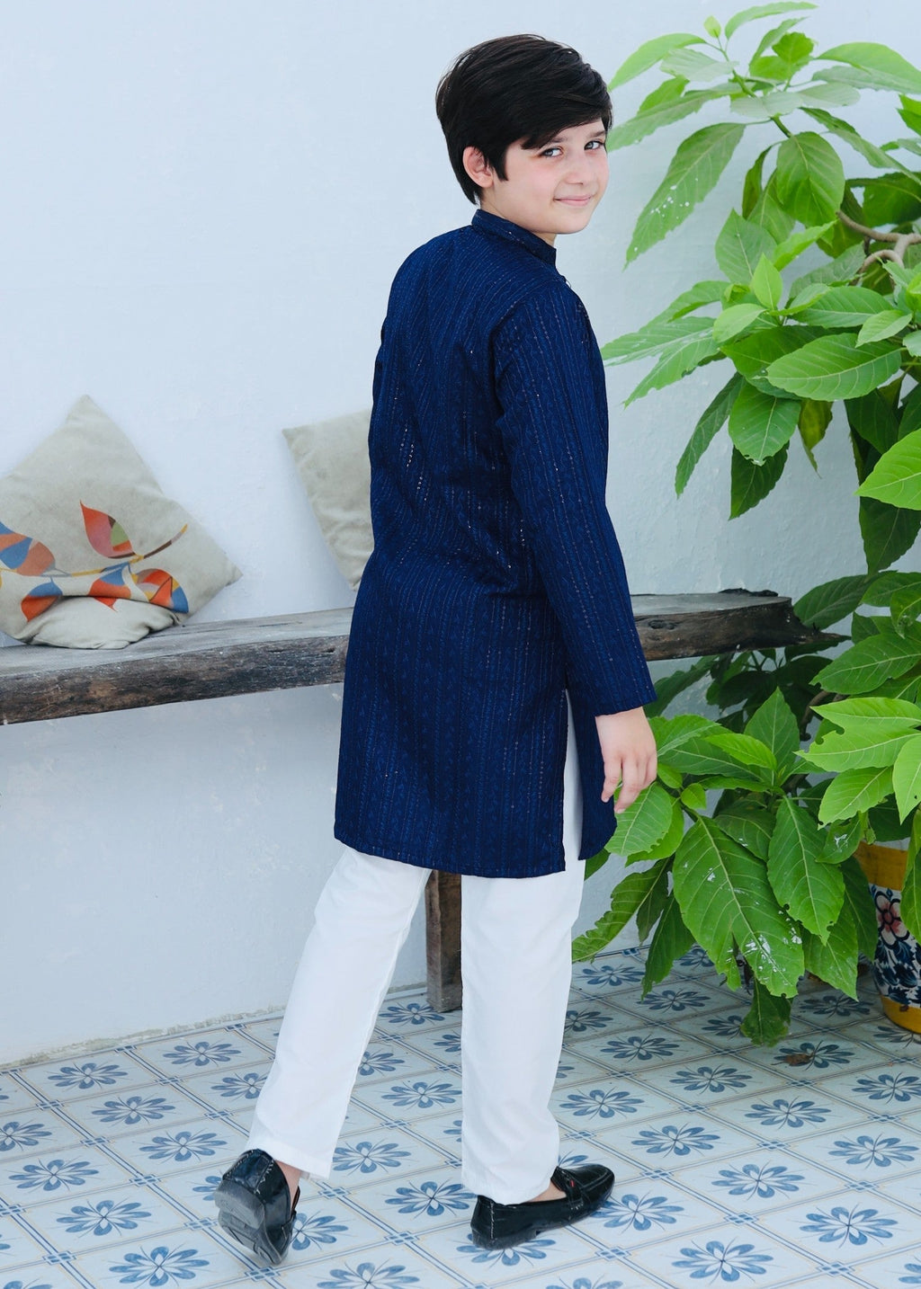 Navy Blue Kurta KT 113