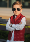 Red Sequence Waistcoat EW38