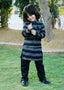 Black waistcoat Suit AHW 019